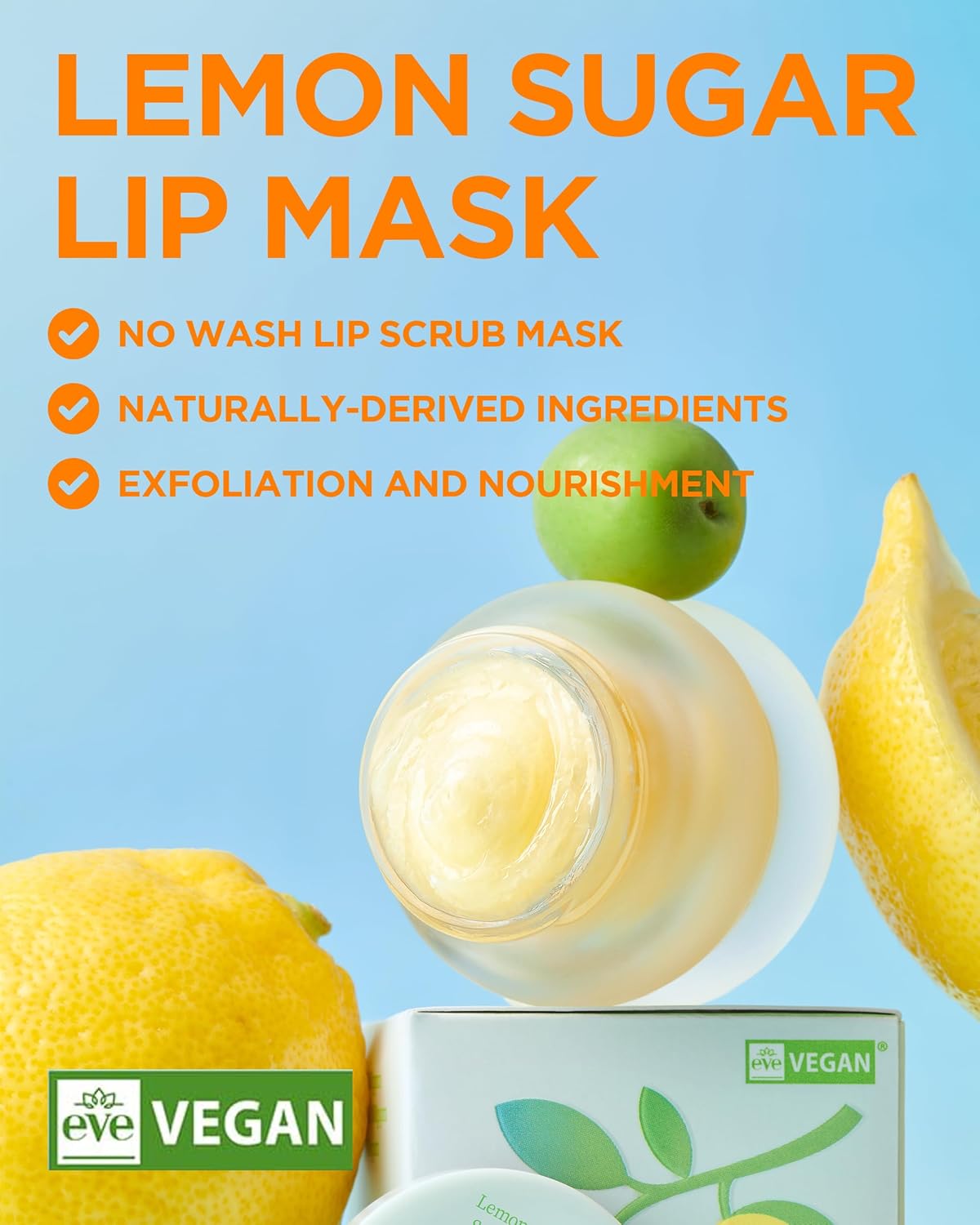 Tocobo Lemon Sugar Scrub Lip Mask